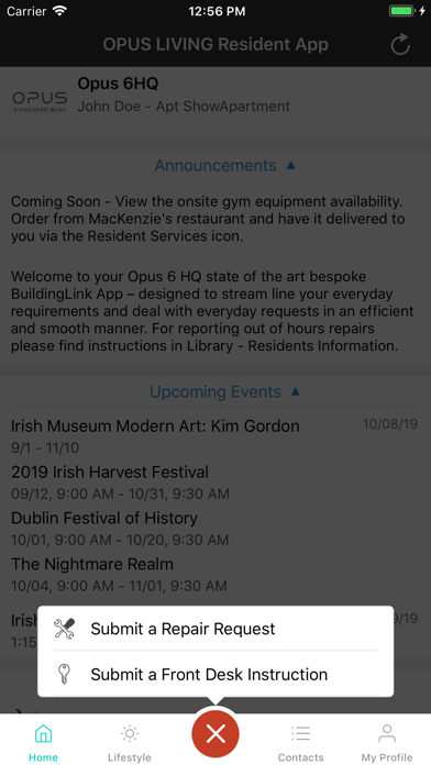 OPUS LIVING Resident App screenshot 3