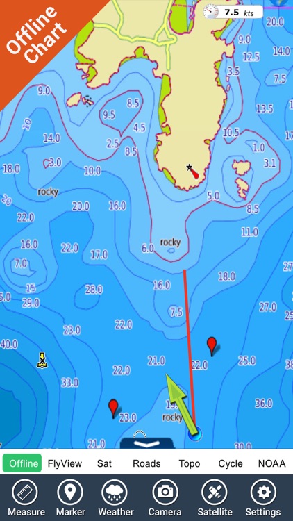 Adriatic sea HD Nautical Chart