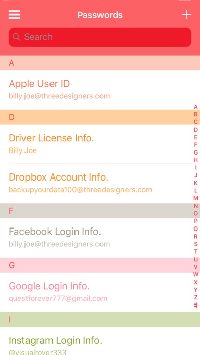 Password Privacy Organizer ProScreenshot of 1