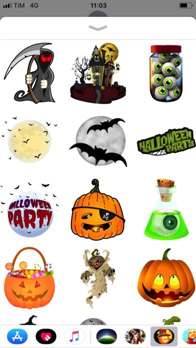 How to cancel & delete Halloween Day - Emojis Pack from iphone & ipad 3