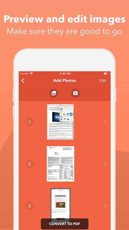 Photos to PDF Image converter