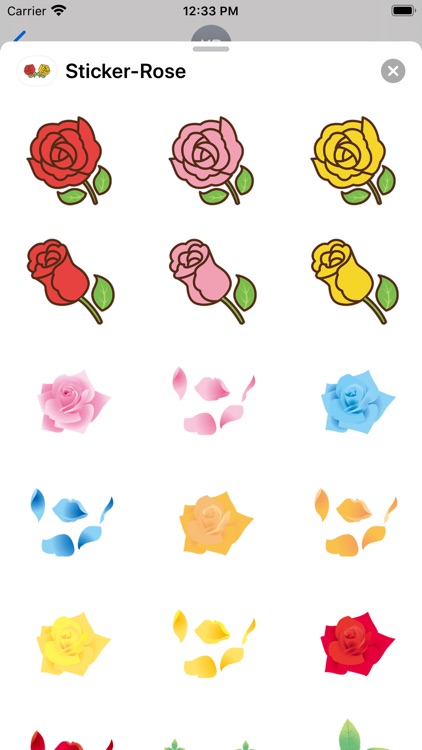 Sticker Rose