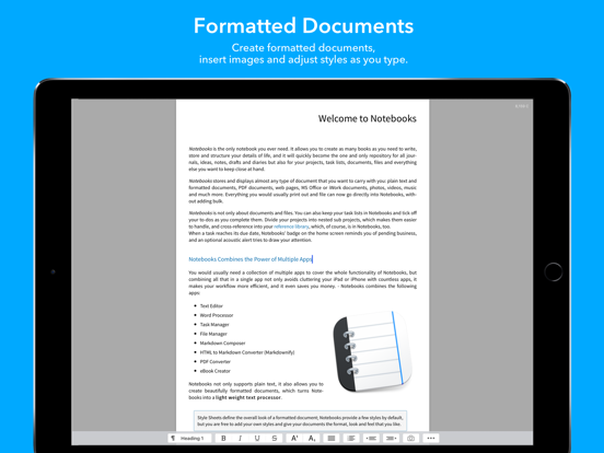 Notebooks - Write and Organize Screenshots