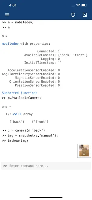 Captura de Pantalla 5 MATLAB Mobile iphone