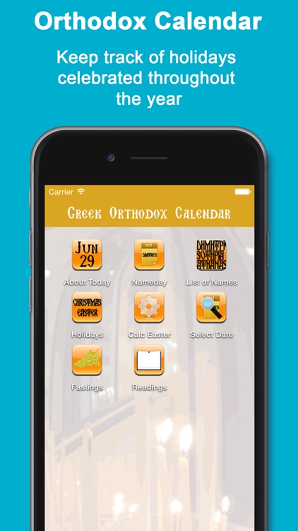 Greek Orthodox Calendar by Tsolias Software