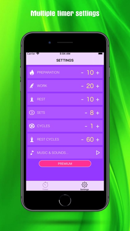 Tabata Timer with music screenshot-3