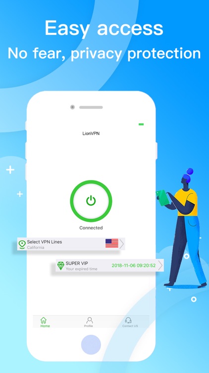 LionVPN-fast secure social vpn screenshot-0