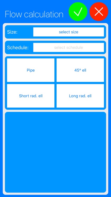 Flow calculation