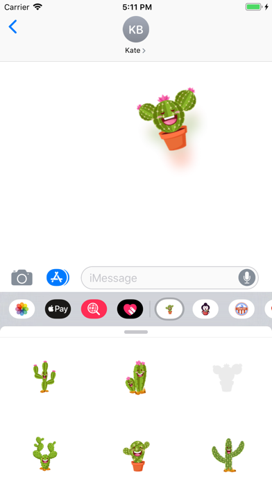 Cute Cactus Stickers screenshot 3