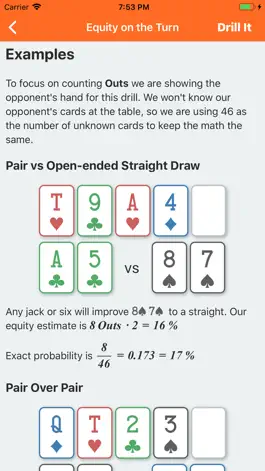 Game screenshot Poker Drills: Learn on the Go mod apk