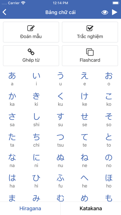 Học tiếng Nhật Dumi screenshot 2