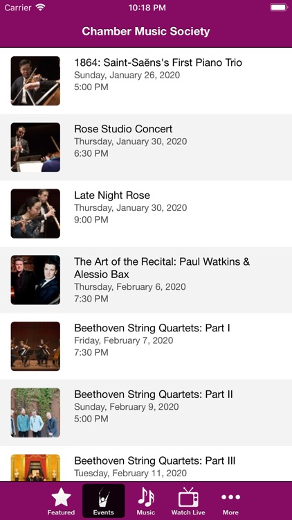 Chamber Music Society