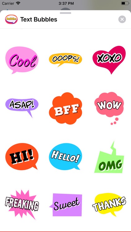 Speech Bubble Stickers ⋆ screenshot-9