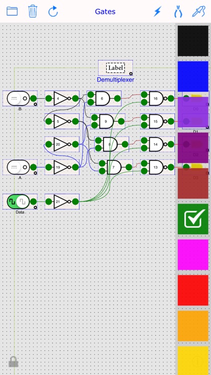 Digital Gate Circuit Simulator