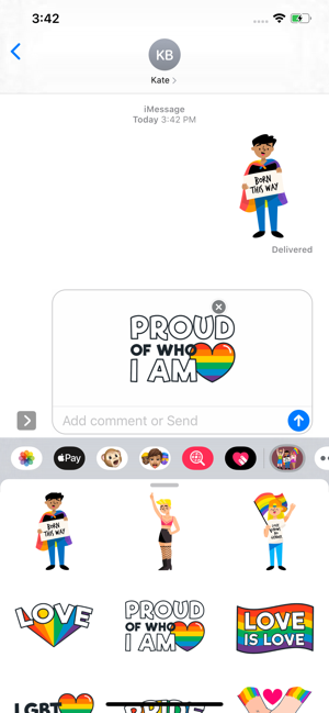 LGBT Happy Pride Stickers