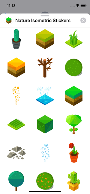 Nature Isometric Stickers(圖1)-速報App