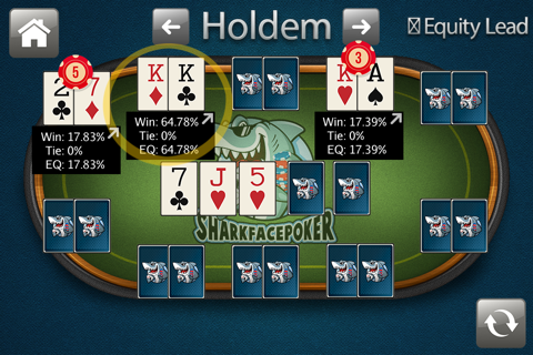 HORSE Poker Calculator - náhled
