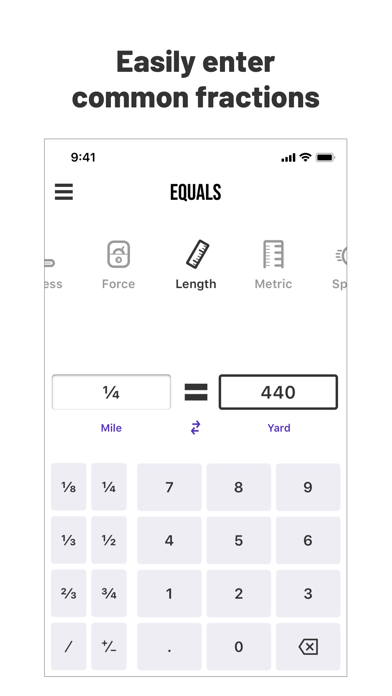 Equals: Unit Converter screenshot 2