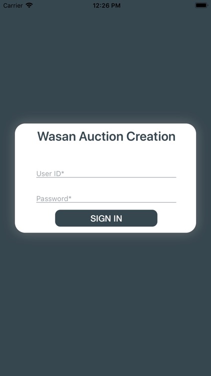 Wasan Auction Creation