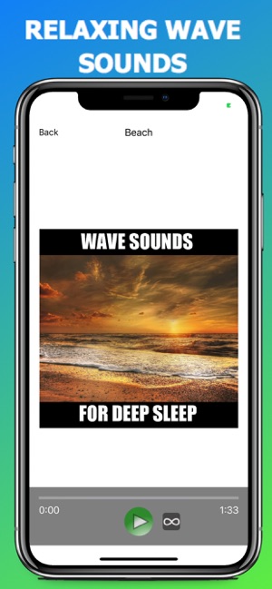 Wave Sounds for Relaxation