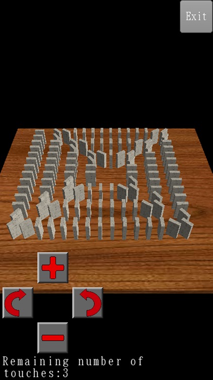 3D Dominoes Toppling