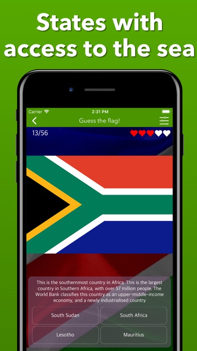 Africa: Flags & Geography Maps screenshot 4