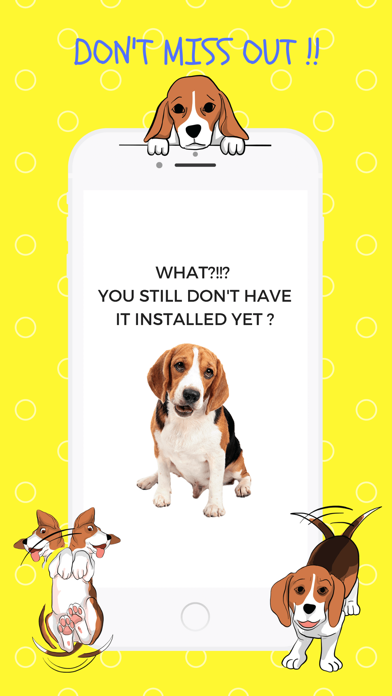 Beagle Fun Emoji Stickers screenshot 4