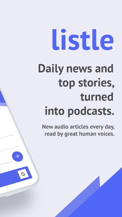 Listle - top stories, in audio
