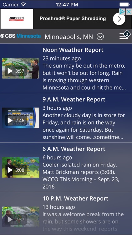 CBS Minnesota Weather screenshot-4