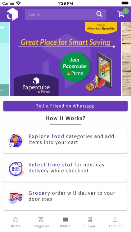 Papercube - Online Grocery