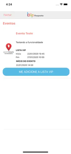 Screenshot 2 Bip Resposta iphone