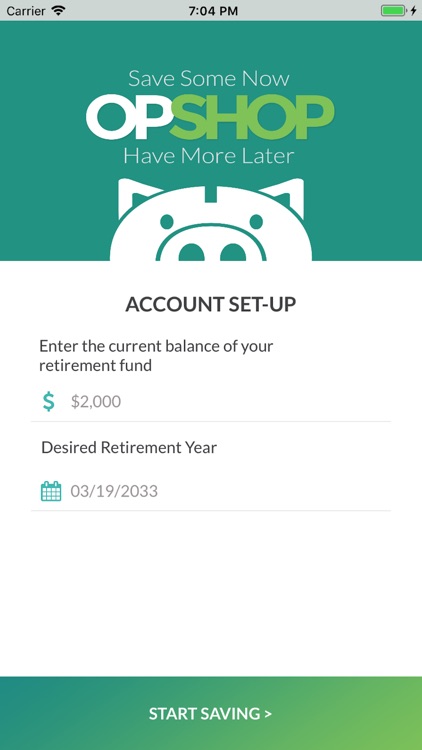 OpShop: Shop less, Invest More