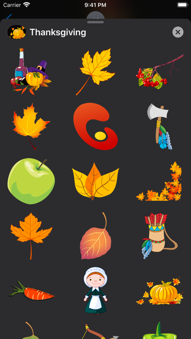 Thanksgiving Stickers & Emojis screenshot 2