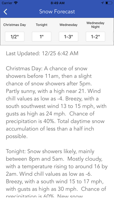 Snow Report & Forecastのおすすめ画像6