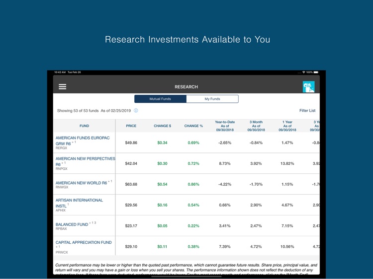 T. Rowe Price Personal® App screenshot-3