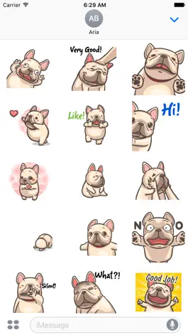 Game screenshot Animated Funny French Bulldog apk