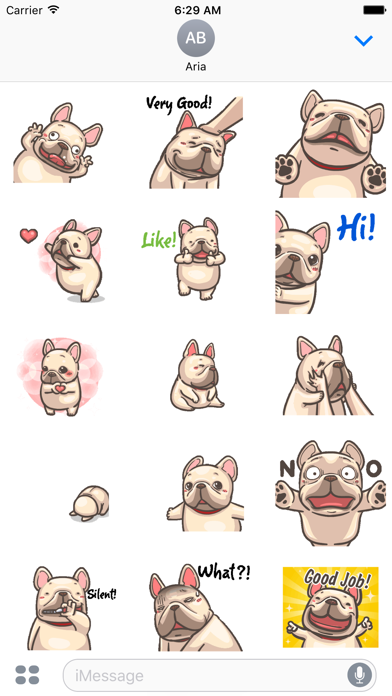 Animated Funny French Bulldog screenshot 2