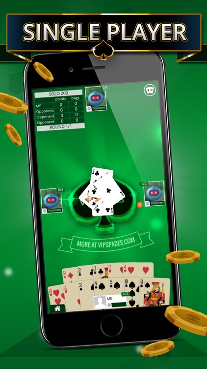 Spades Offline - Single Player