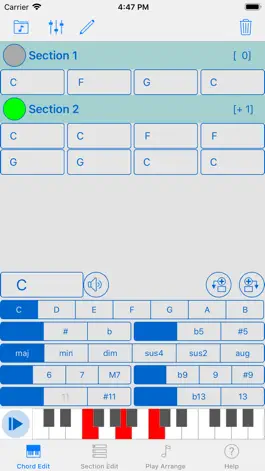 Game screenshot Chord Sequencer apk