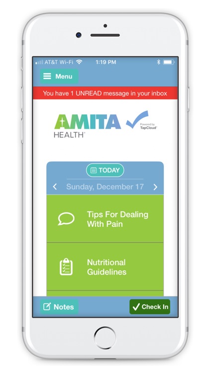 AMITA Health Check