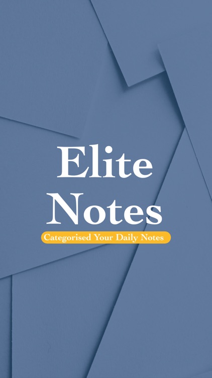 Elite Notes