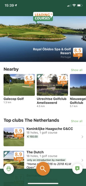 Leadingcourses: golf courses(圖1)-速報App