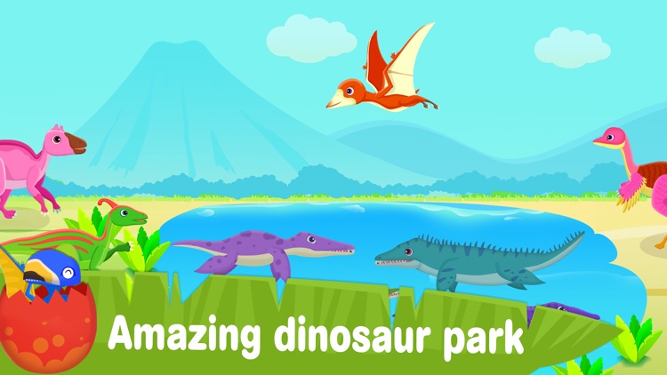 Dinosaur Park Car Racing Game