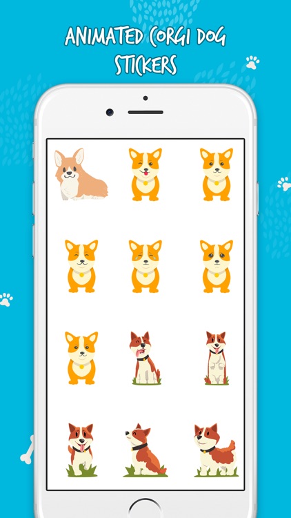 Cute Corgi Animated Emojis