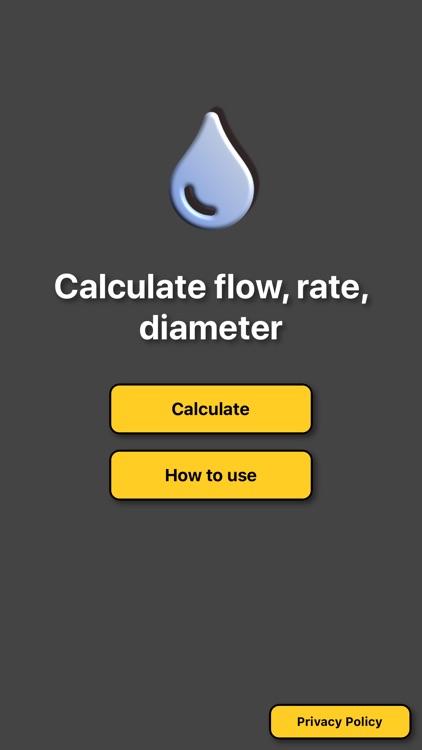 Flow rate diameter velocity screenshot-4