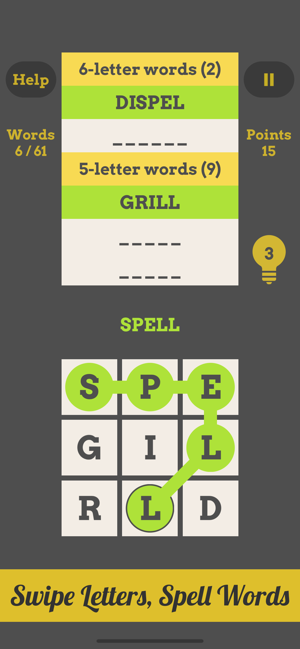 Spell Grid : Word Jumble