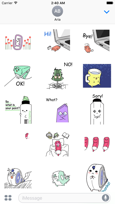 Animated Office Supplies Emoji screenshot 2