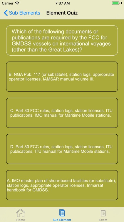 FCC License Element 7R