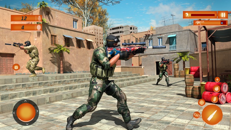 FPS Armed Troop Encounter screenshot-3