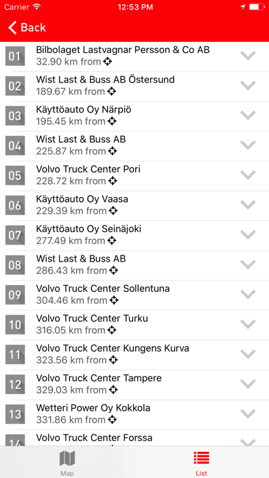 RENAULT TRUCKS Network screenshot 3